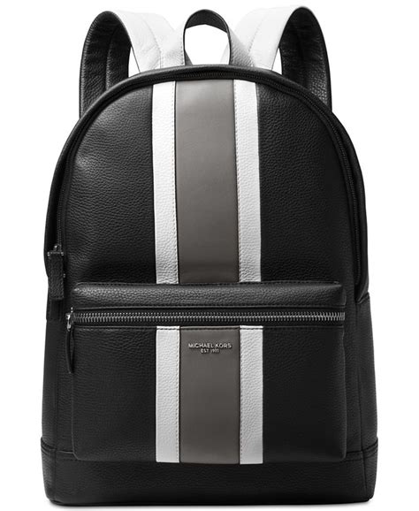 michael kors men's leather backpack|Michael Kors leather backpack men.